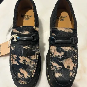 Dr. Martens Adrian Snaffle Pony Hair Loafers Black Size Men’s 9 Brand New