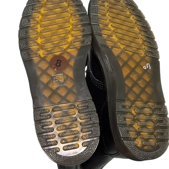 Dr. Martens Zavala Air Wair Black Boots AW004 Women's Size 8