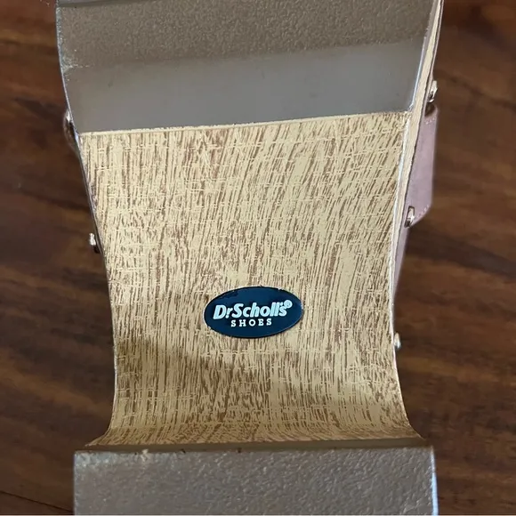 Dr. Scholl’s Cassidy Clog Shoes Slides Brown with Gold Details Womens size 8.5