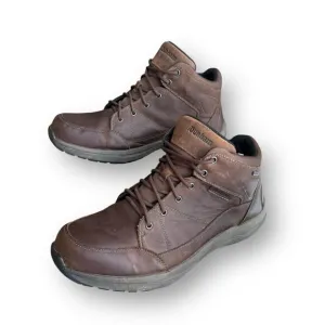 Dunham Men's Sutton Simon Lace up Brown Leather Chukka Boots Shoes size 14