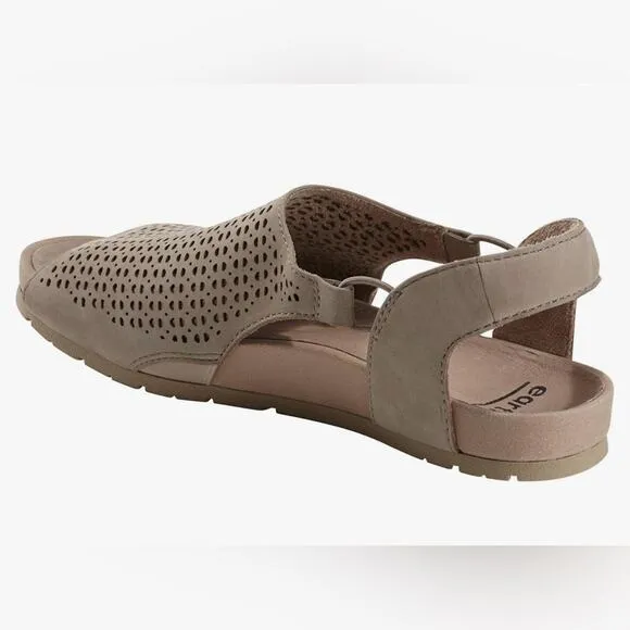 EARTH Linden Laveen Suede Peep Toe Slingback Sandals Size 9 New in Box MSRP $110
