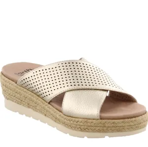 👣EARTH Madena Marigold Slides gold footwear