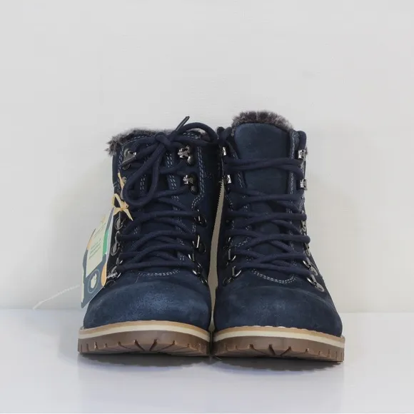 Earth Women's Suede Navy Ranger Acadia Boot NWT