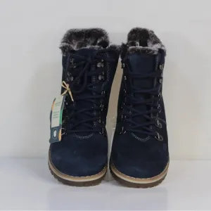 Earth Women's Suede Navy Ranger Acadia Boot NWT