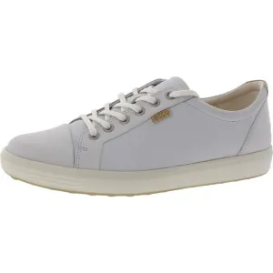 ECCO Womens Blue Lace-Up Casual And Fashion Sneakers New