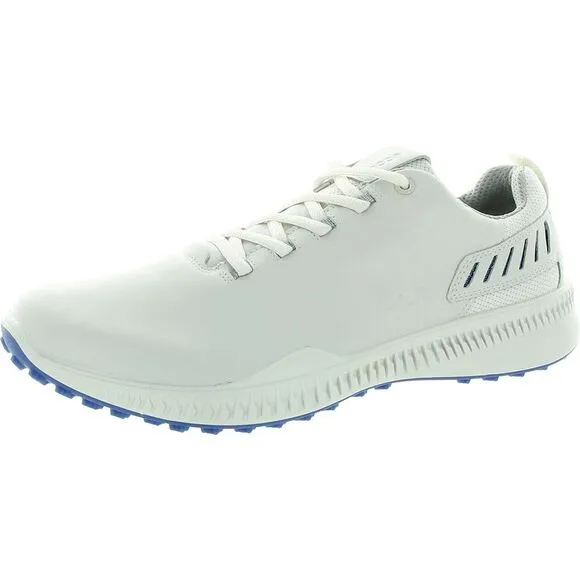 ECCO Womens White Lace-Up Casual And Fashion Sneakers New