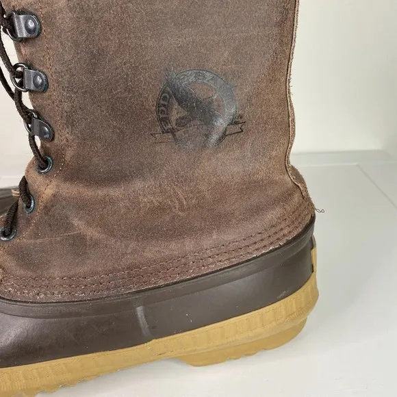 Eddie Bauer X Sorel Men’s Sz 9 All Weather Winter Boots MADE IN CANADA