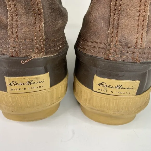 Eddie Bauer X Sorel Men’s Sz 9 All Weather Winter Boots MADE IN CANADA