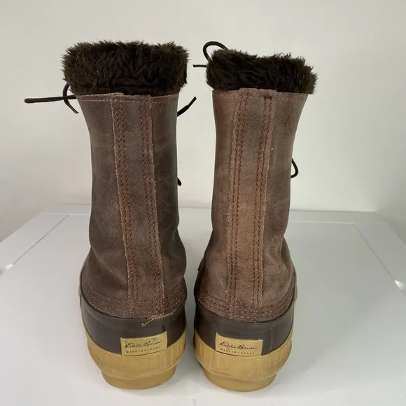 Eddie Bauer X Sorel Men’s Sz 9 All Weather Winter Boots MADE IN CANADA