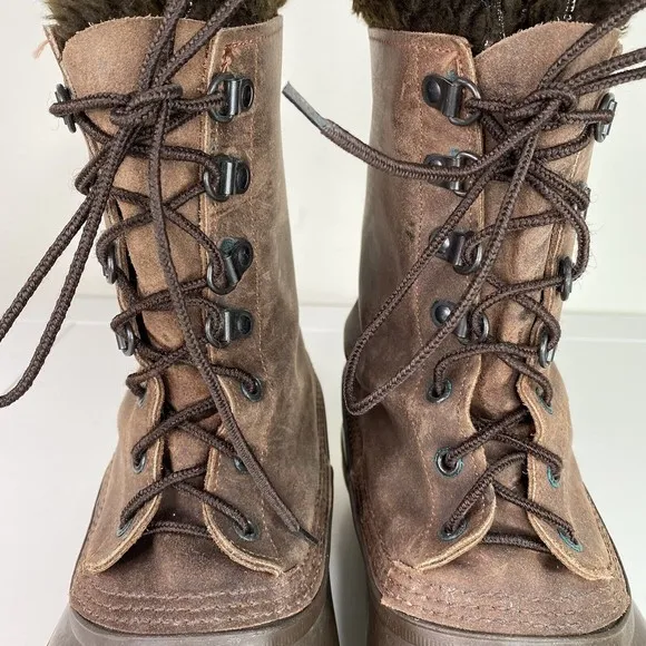 Eddie Bauer X Sorel Men’s Sz 9 All Weather Winter Boots MADE IN CANADA