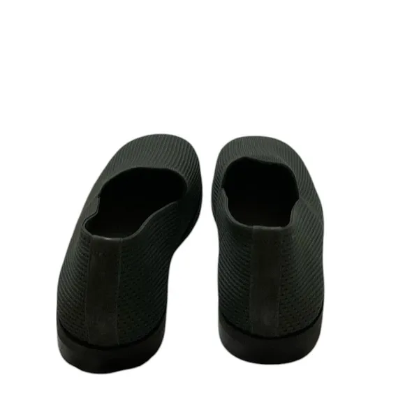 Eileen Fisher Demi Knit Graphite Stretch Knit Loafers