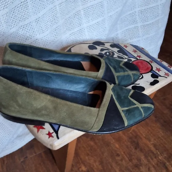 Emilio Franco luxury abstract suede loafers 9