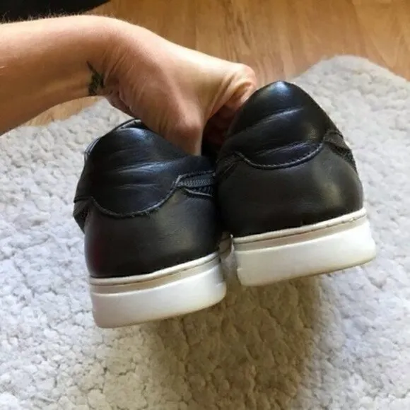 EnglishLAUNDRY:Leather Mesh Devon Sneakers Sz 10.5