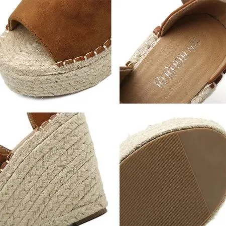 Espadrilles Daily Nubuck Sandals Creepers Wedges