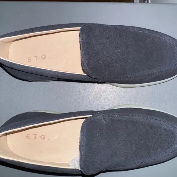 ETQ Amsterdam - LS 03 Suede Blueberry Loafer - US 8/EU 41 **BRAND NEW**