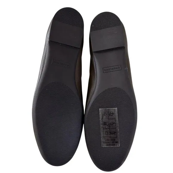 EVERLANE Women's The Day Glove Leather Ballet Flats in Brown-Size 8