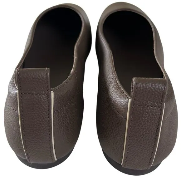 EVERLANE Women's The Day Glove Leather Ballet Flats in Brown-Size 8