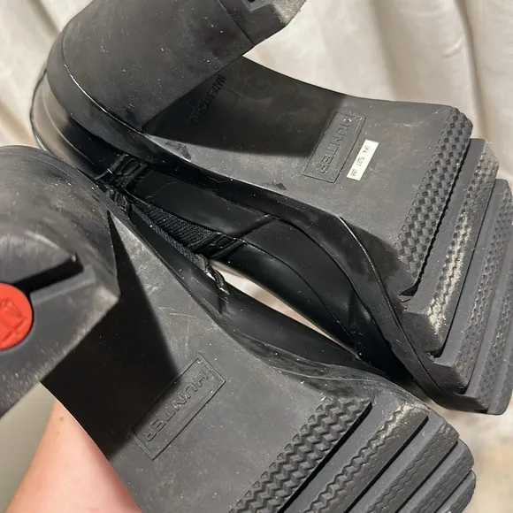 Extremely rare!!!  Hunter high heel Chelsea ankle boots
