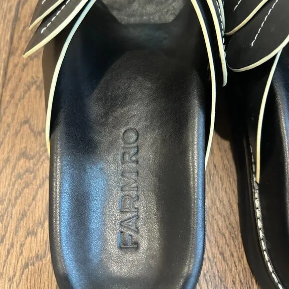 Farm Rio Daisy Slide Sandals - New Without Box - Size 7