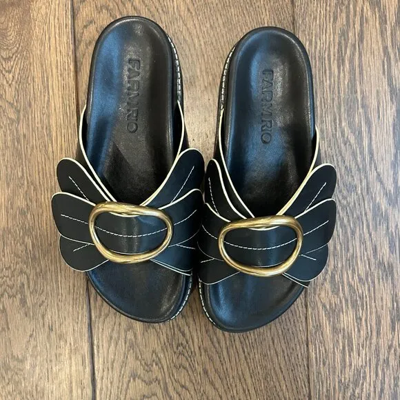 Farm Rio Daisy Slide Sandals - New Without Box - Size 7