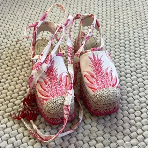 FARM Rio Pink Espadrilles