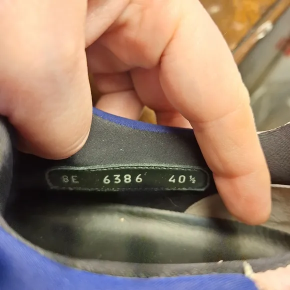FENDI Blue Neoprene Rainbow Studded Sneaker