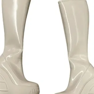 Fendi Cream Platform Winter Boots