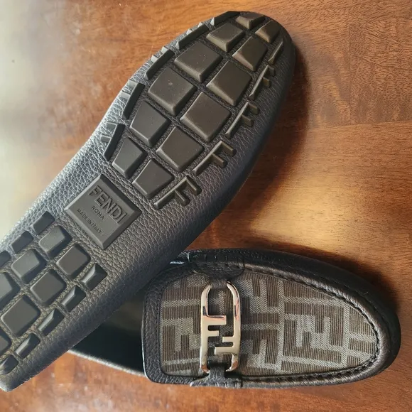 Fendi Men's Black Loafers