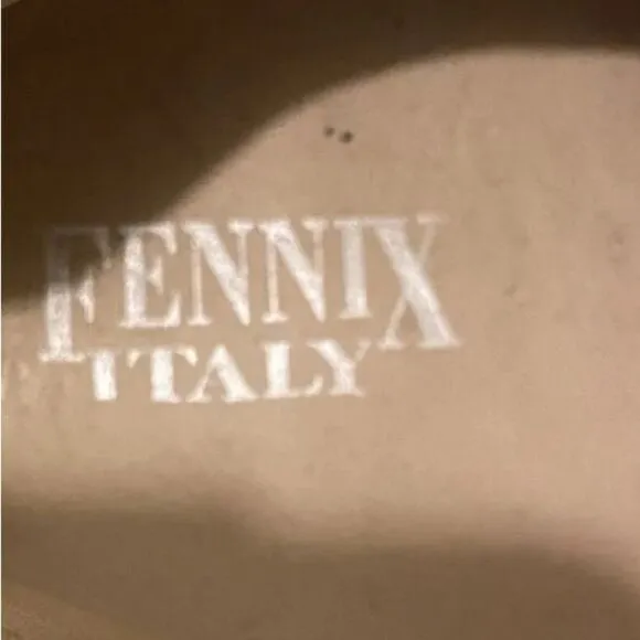 Fennix Italy Leather Navy Gray Sneakers Size 9.5 Swarovski crystals 495.00