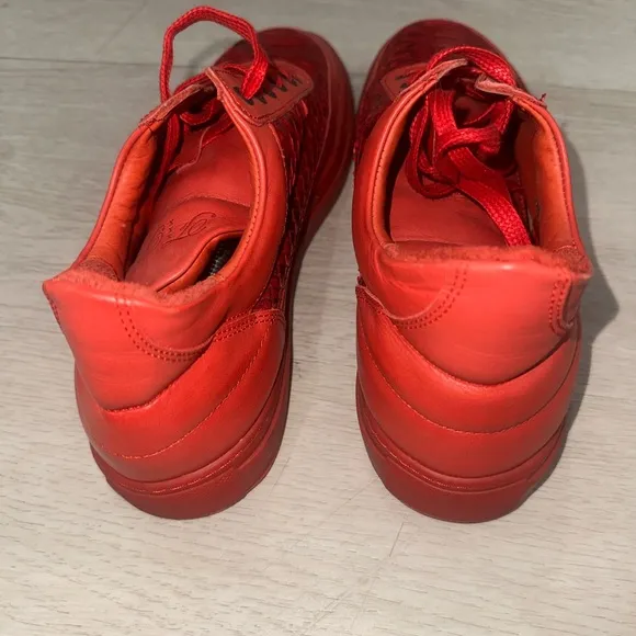Filling Pieces Red Sneakers Luxury Fashion Statement