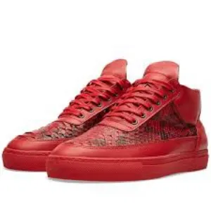 Filling Pieces Red Sneakers Luxury Fashion Statement