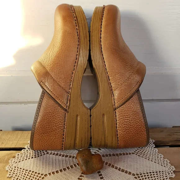 🌿FLASH🌟SALE🌿Honey Dansko Pro Clogs Burnished Distressed Leather 10.5-11 MEN'S