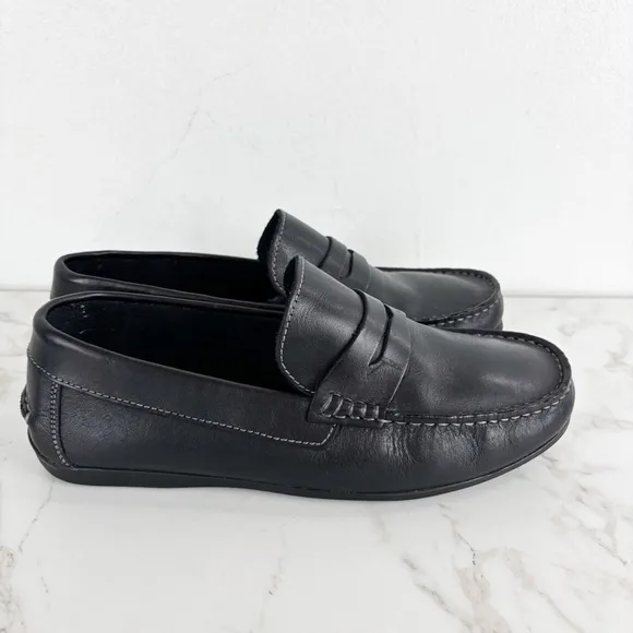 Florsheim Men’s Soft Leather Moccasin Slip On Loafers Sz 7 1/2 EEE
