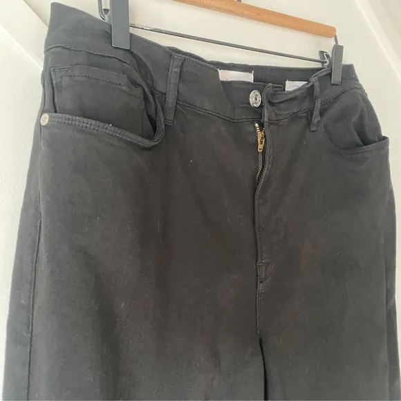 Frame Le Palazzo Crop Wide Leg Jeans - 34