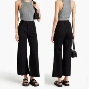 Frame Le Palazzo Crop Wide Leg Jeans - 34