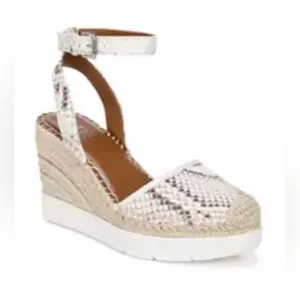 Franco Sarto Animal Print Espadrilles Sandal Shoe
