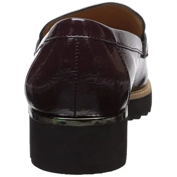 Franco Sarto ‘Carolynn2’‎ Patent Burgundy Platform Loafer