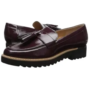 Franco Sarto ‘Carolynn2’‎ Patent Burgundy Platform Loafer