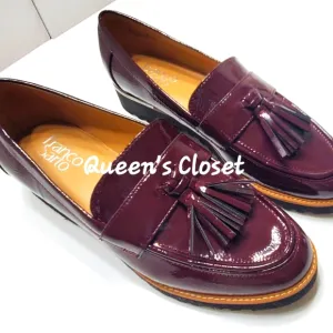 Franco Sarto | Women's Patent Leather Lug Sole Loafers - BRAND NEW