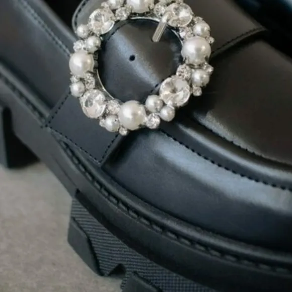 Free People ALOHAS Trailblazer Crystal Loafers