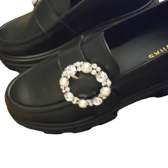 Free People ALOHAS Trailblazer Crystal Loafers