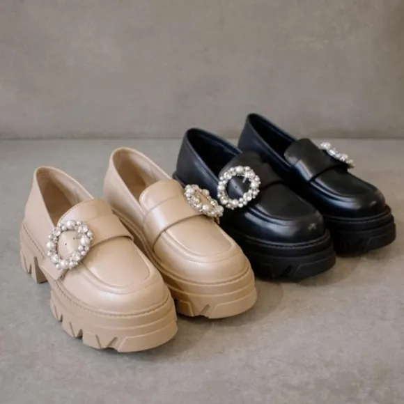 Free People ALOHAS Trailblazer Crystal Loafers