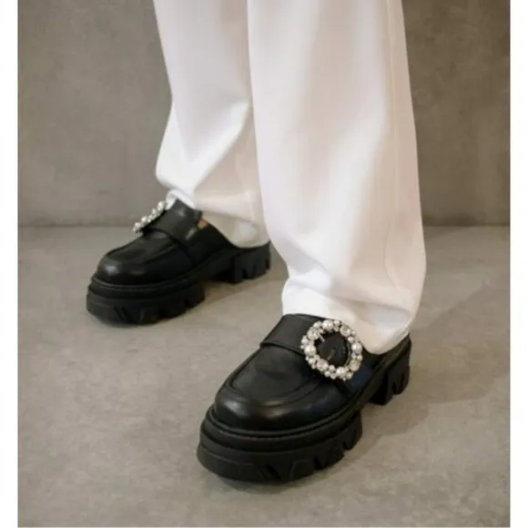 Free People ALOHAS Trailblazer Crystal Loafers