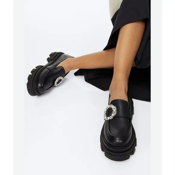 Free People ALOHAS Trailblazer Crystal Loafers