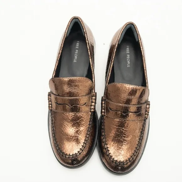 Free People. Blanket Stitch Loafers.
