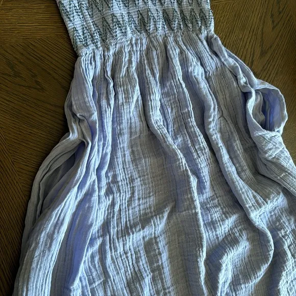 Free People Sweet Nothings Midi Dress, Blue Heron, Size X-Small, $168