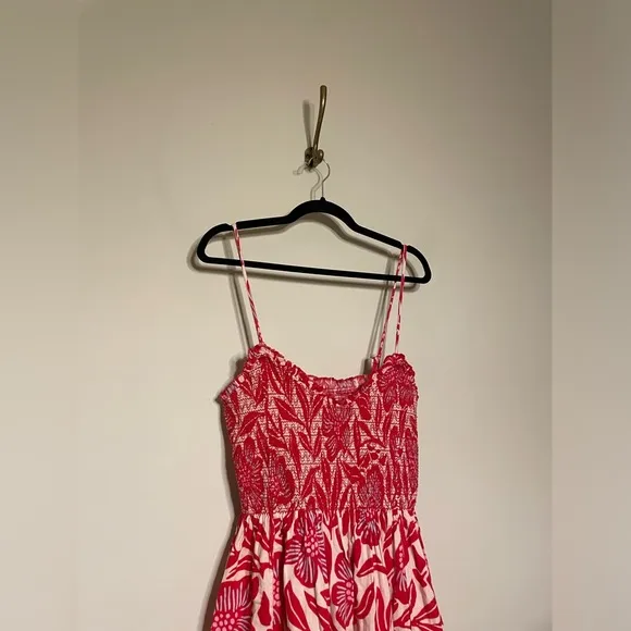 Free People Sweet Nothings Midi Dress in Gardenia Combo