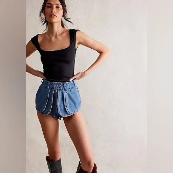 Free people We The Free Prince Street Denim ShortsNWOT