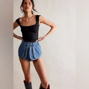 Free people We The Free Prince Street Denim ShortsNWOT