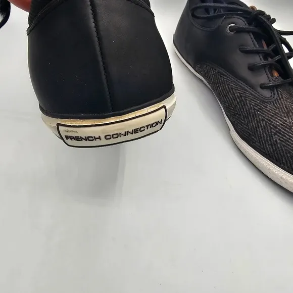 French Connection Caliso Men's Fashion Sneakers Black Size 44